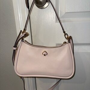 Kate Spade Kayla Small Convertible Shoulder Bag in powder pink